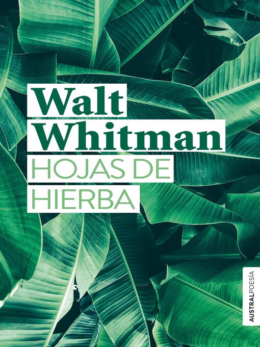 Title details for Hojas de hierba by Walt Whitman - Available